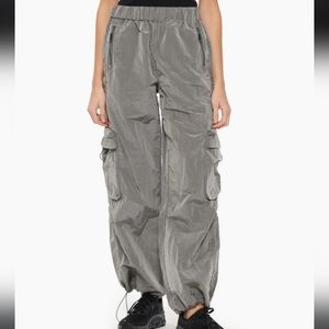 Rains cargo pants small color Steel